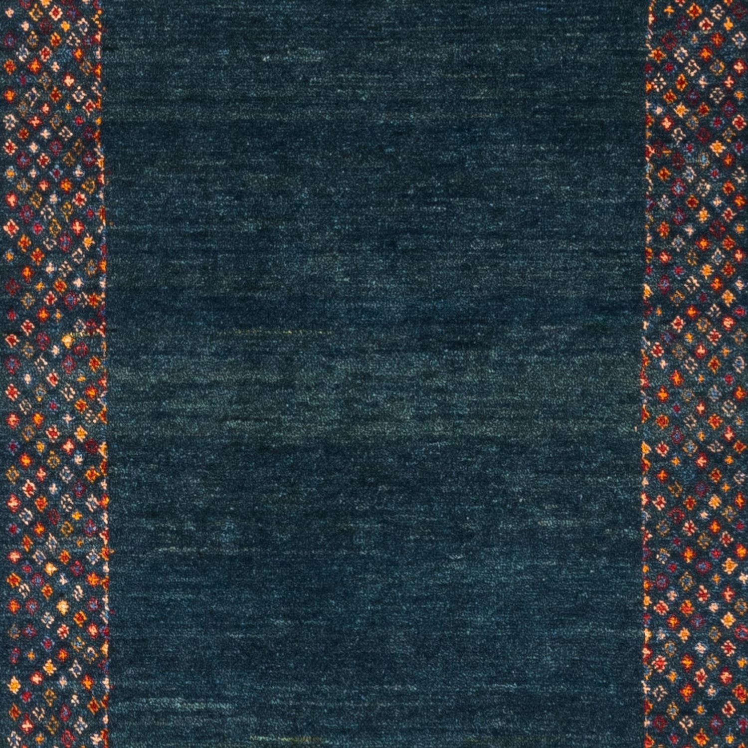 Løber Gabbeh-tæppe - Persisk - 200 x 85 cm - mørkeblå