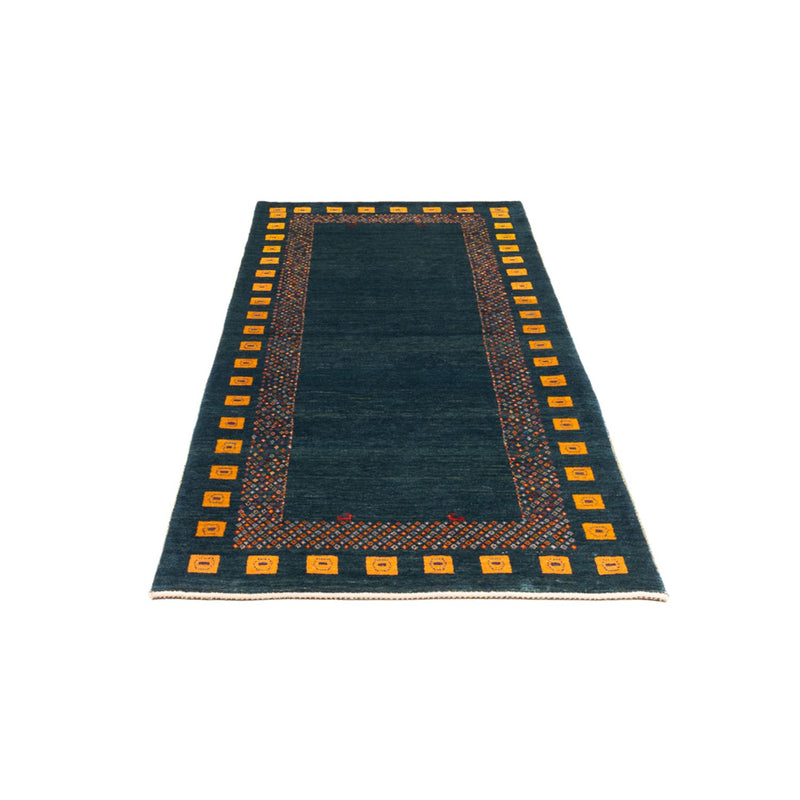 Løber Gabbeh-tæppe - Persisk - 200 x 85 cm - mørkeblå