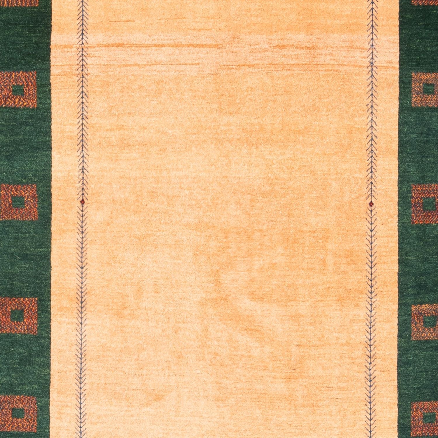 Gabbeh-tæppe - Persisk - 204 x 152 cm - creme