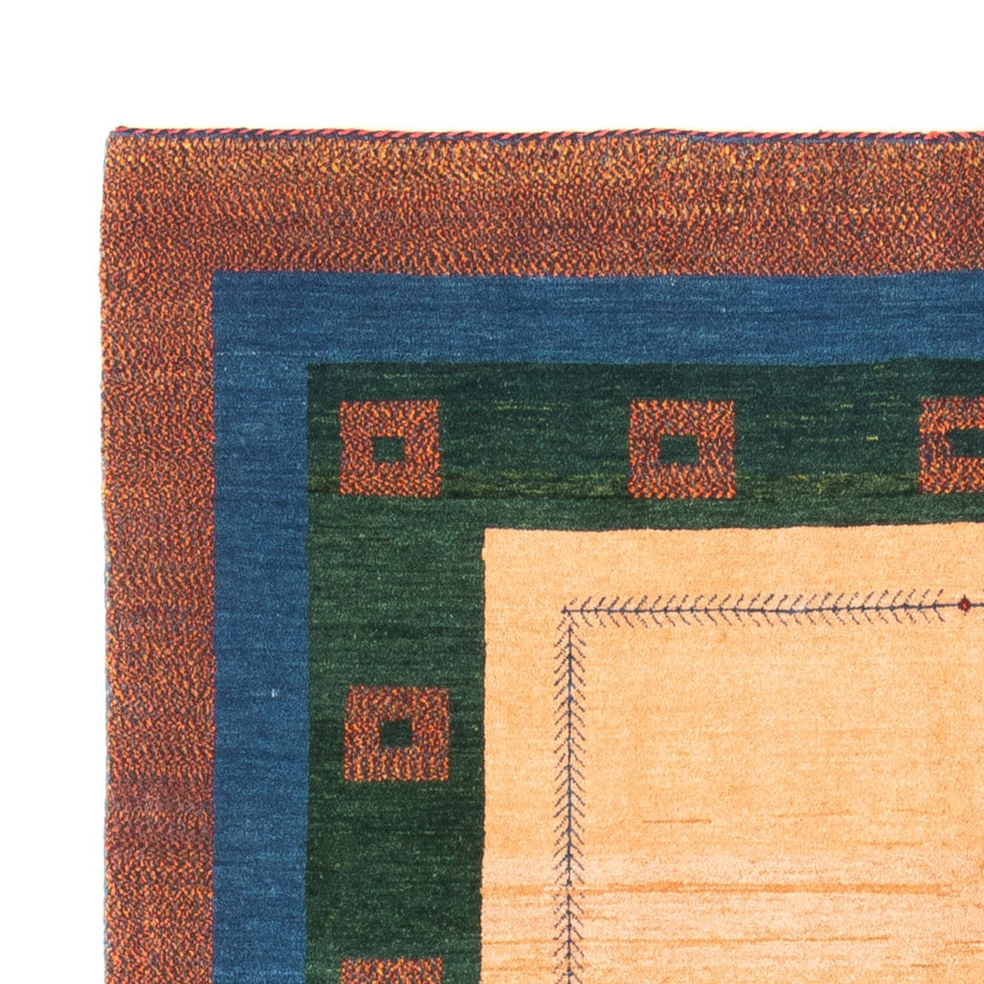 Persisk Gabbeh Tæppe 204x152cm - Perserteppich Wollteppich