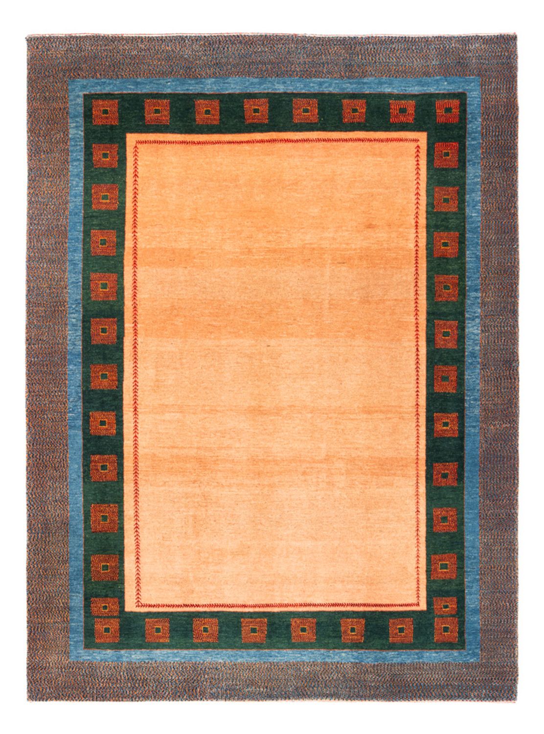 Gabbeh-tæppe - Persisk - 233 x 180 cm - creme