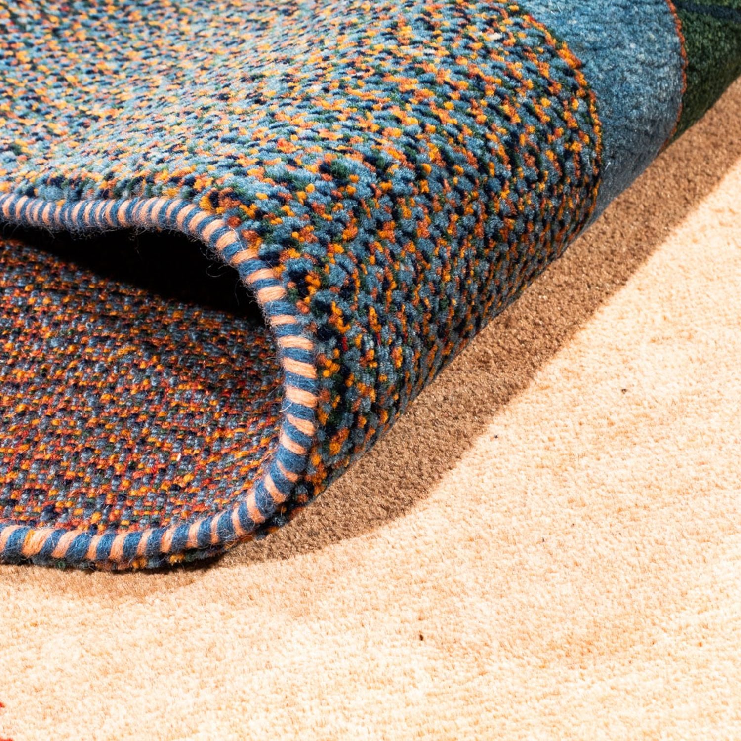 Gabbeh-tæppe - Persisk - 233 x 180 cm - creme