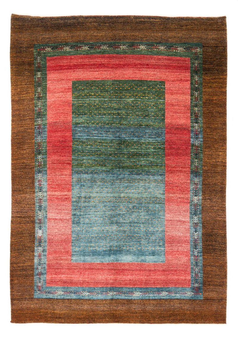 Gabbeh-tæppe - Persisk - 236 x 172 cm - grøn