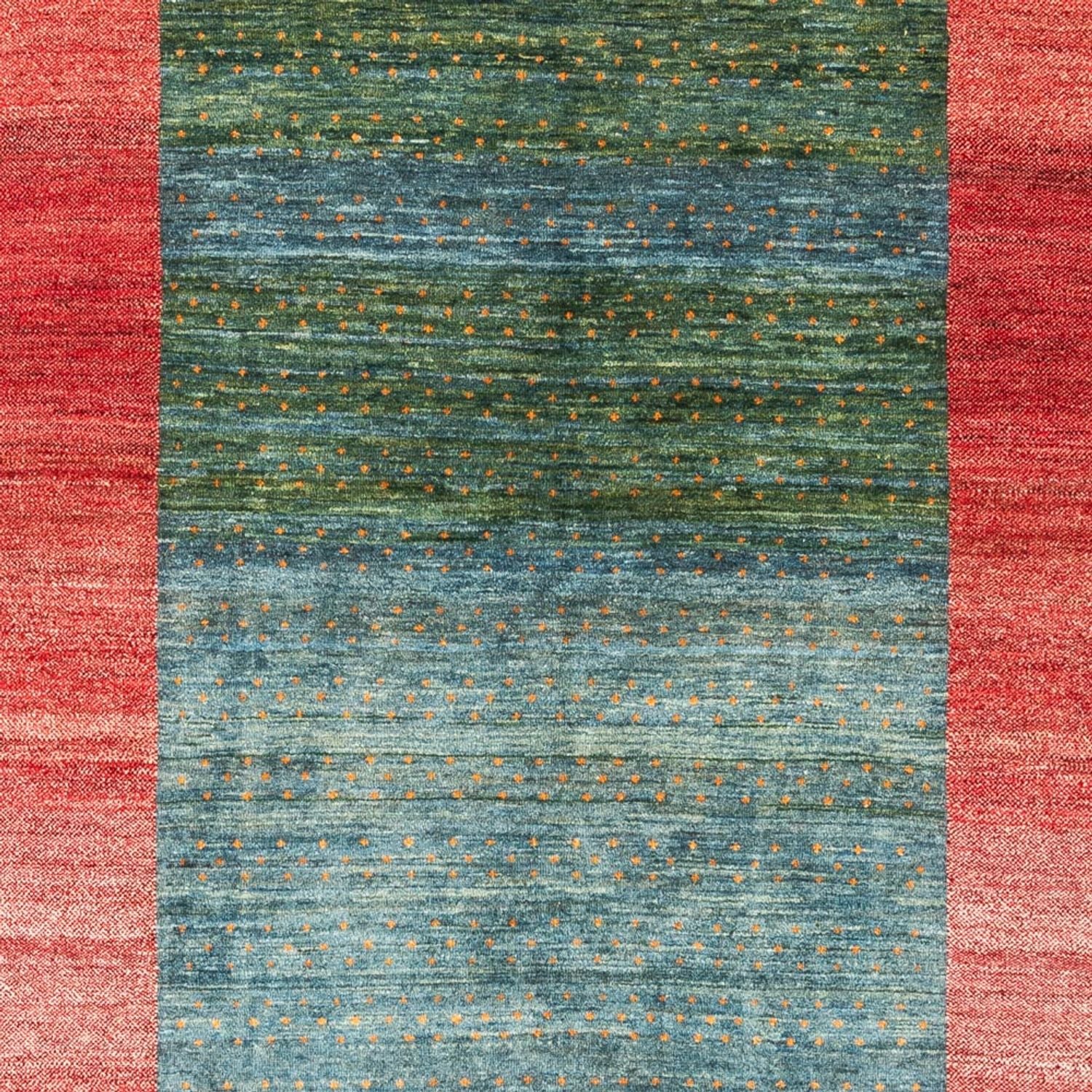 Gabbeh-tæppe - Persisk - 236 x 172 cm - grøn