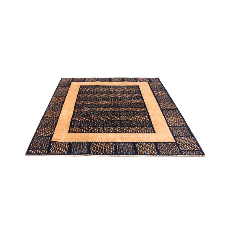 Gabbeh-tæppe - Persisk - 200 x 156 cm - flerfarvet