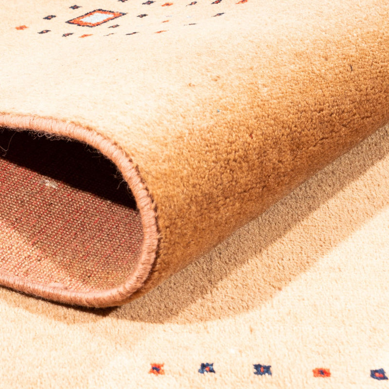 Gabbeh-tæppe - Persisk - 198 x 147 cm - beige