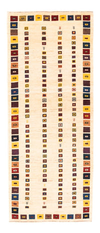 Løber Gabbeh-tæppe - Persisk - 195 x 81 cm - creme