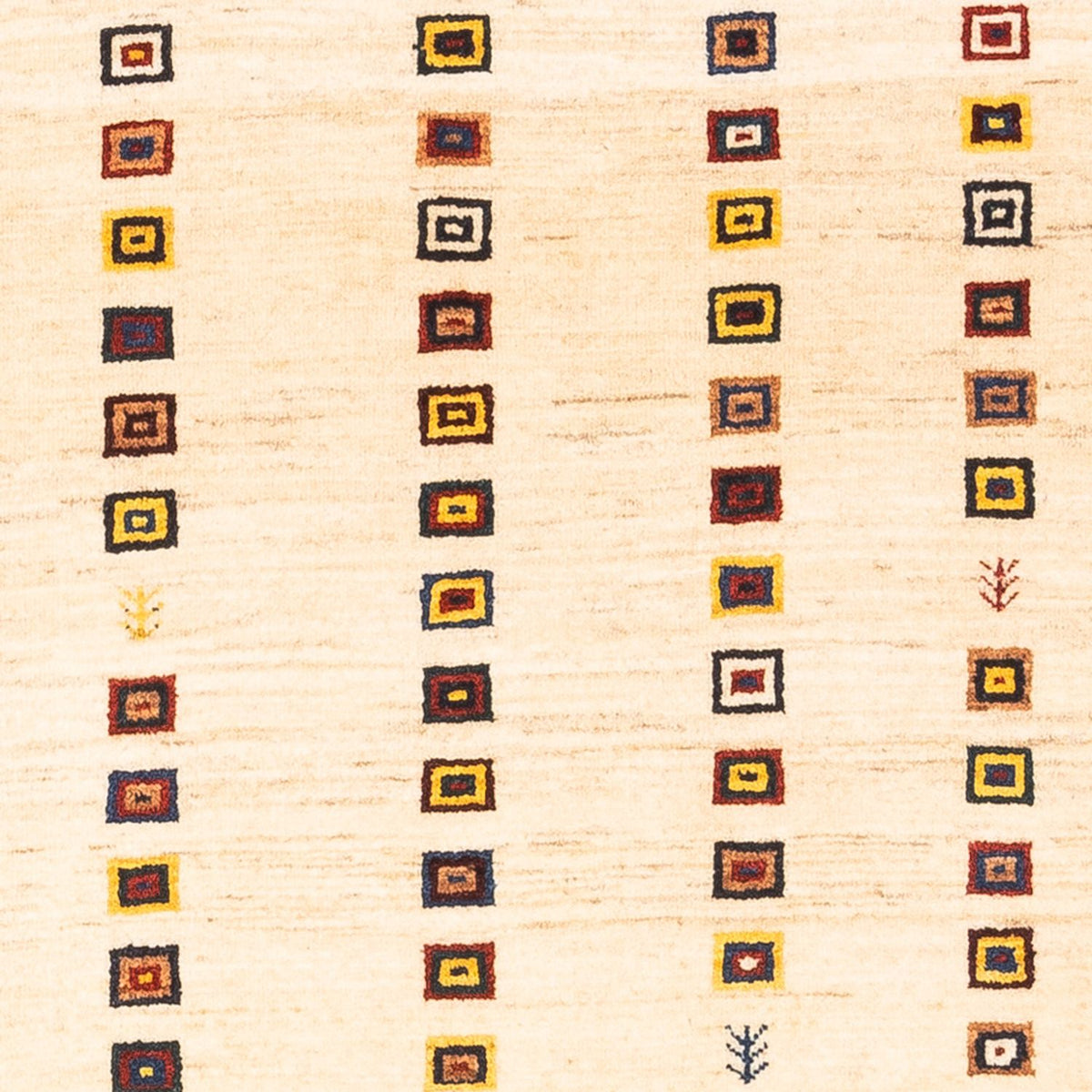 Løber Gabbeh-tæppe - Persisk - 195 x 81 cm - creme