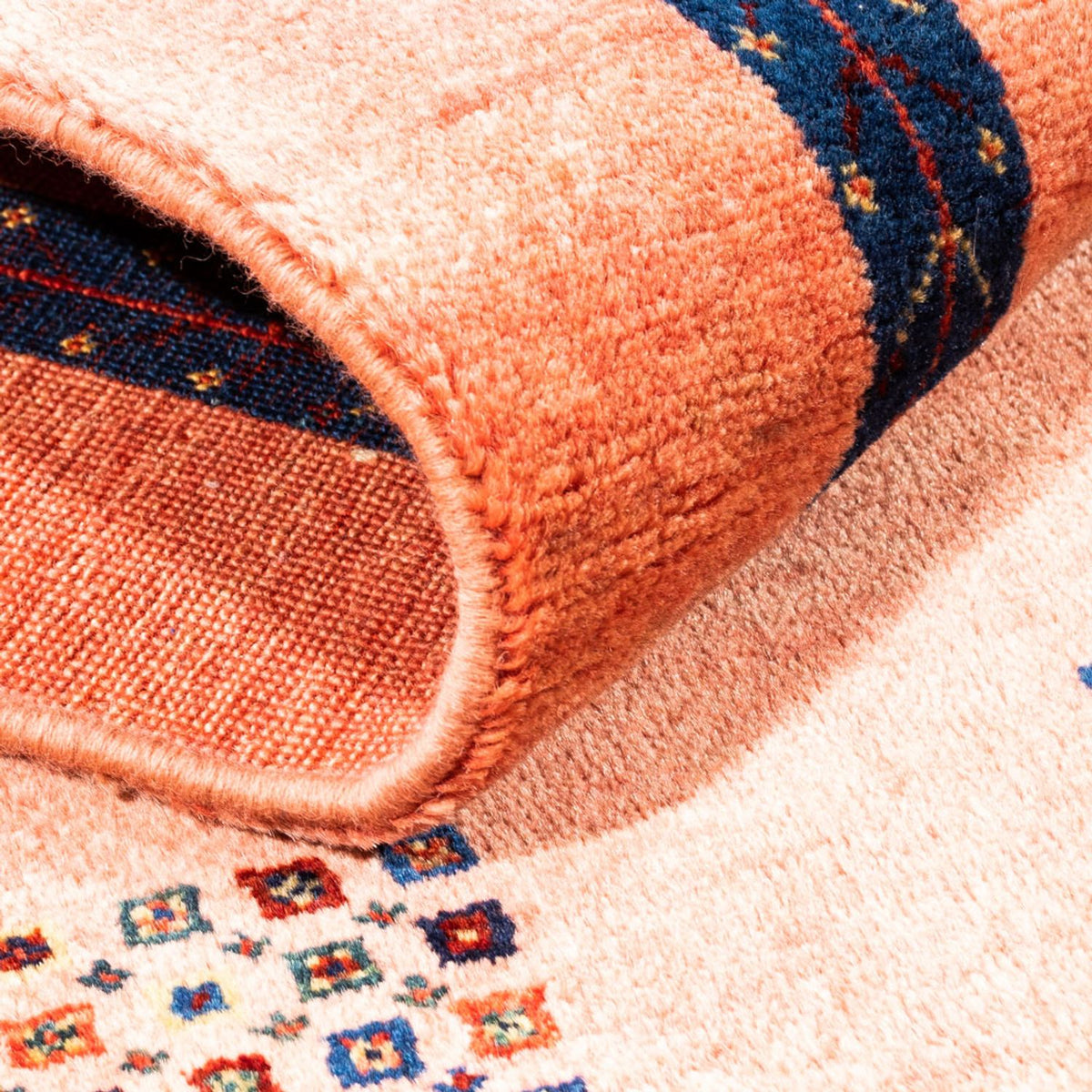 Gabbeh-tæppe - Persisk - 171 x 76 cm - laks