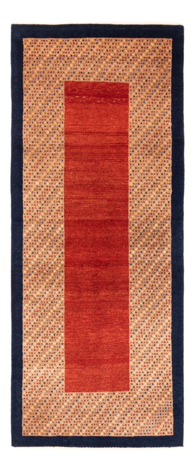 Løber Gabbeh-tæppe - Persisk - 197 x 80 cm - rød