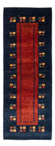 Persisk Gabbeh Tæppe 214x80cm - Perserteppich Wollteppich