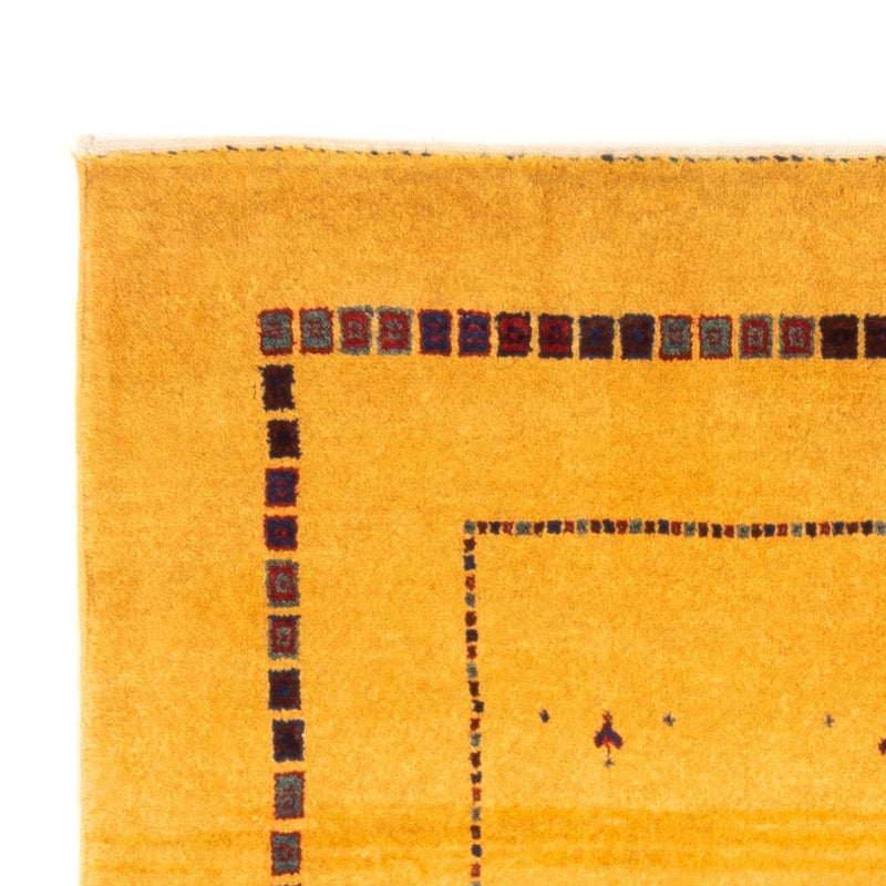 Gabbeh-tæppe - Persisk - 155 x 83 cm - gul