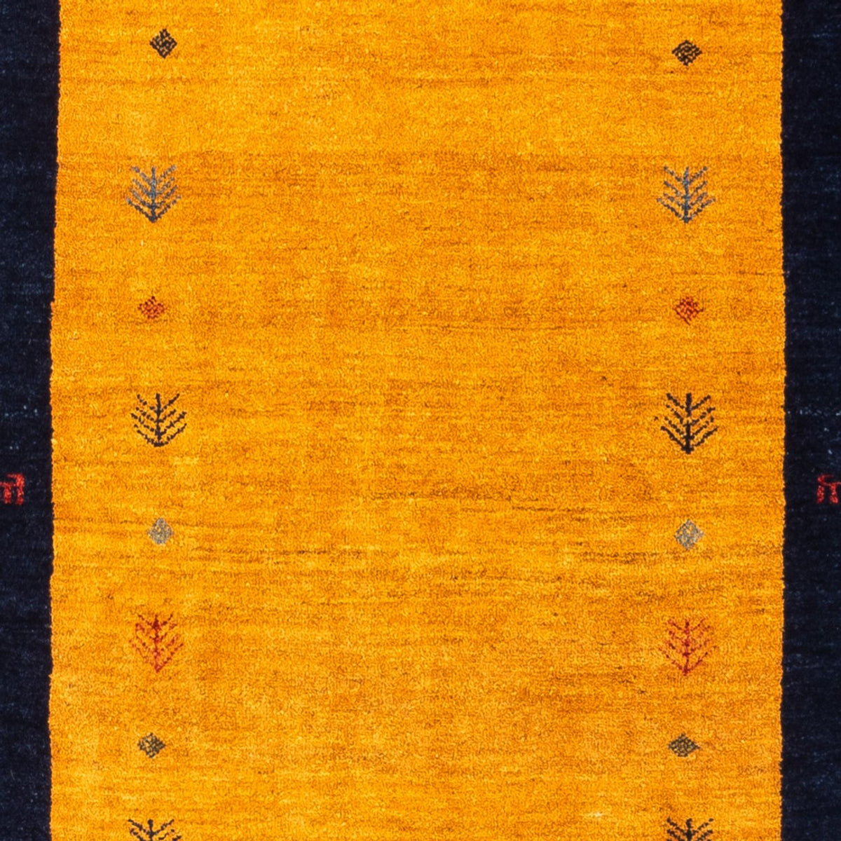 Løber Gabbeh-tæppe - Persisk - 188 x 82 cm - guld