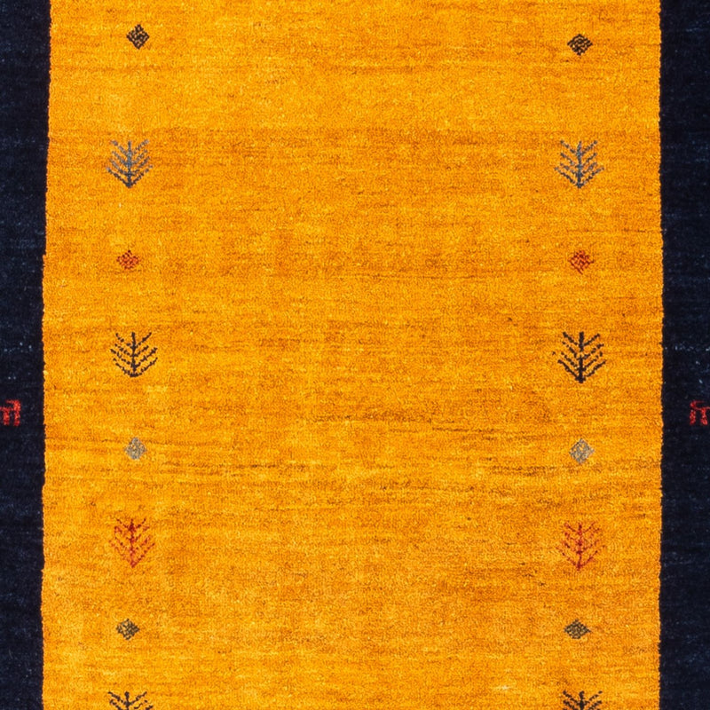 Løber Gabbeh-tæppe - Persisk - 188 x 82 cm - guld
