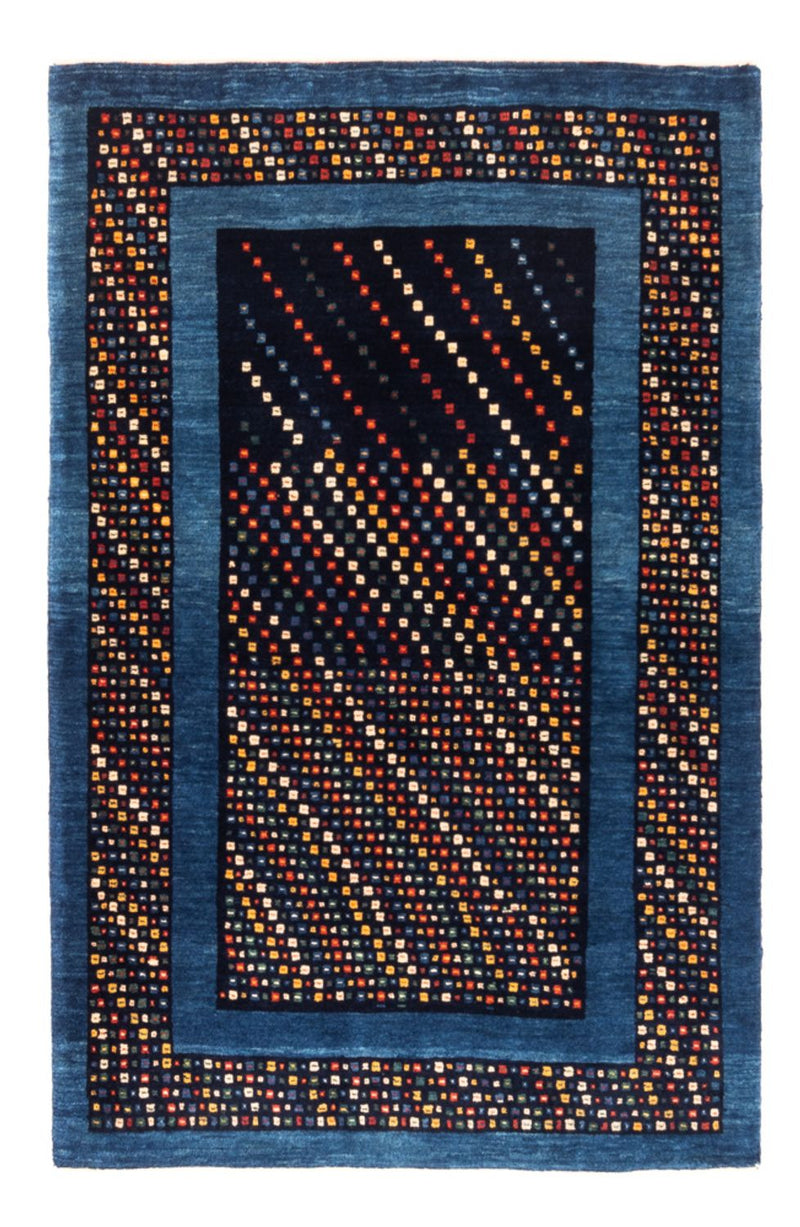 Gabbeh-tæppe - Persisk - 150 x 100 cm - blå
