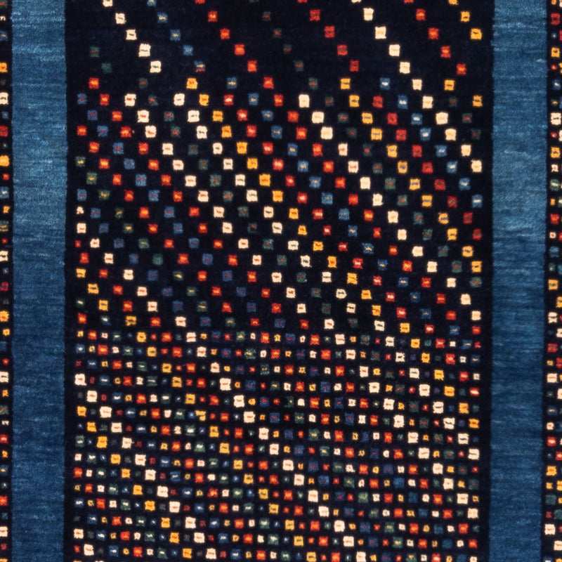Gabbeh-tæppe - Persisk - 150 x 100 cm - blå