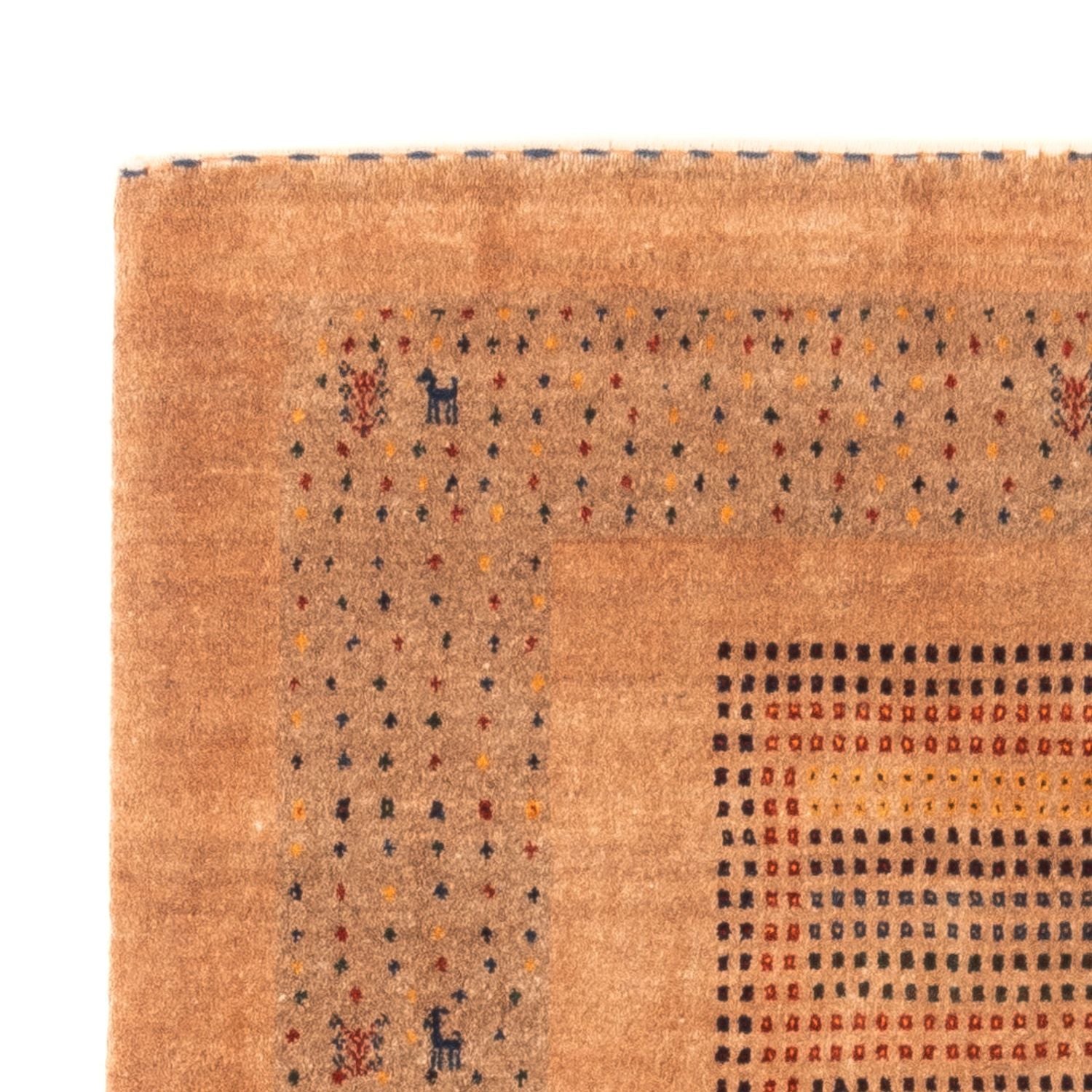 Gabbeh-tæppe - Persisk - 150 x 108 cm - beige