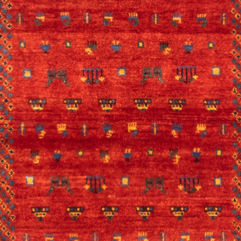 Gabbeh-tæppe - Persisk - 130 x 79 cm - rød