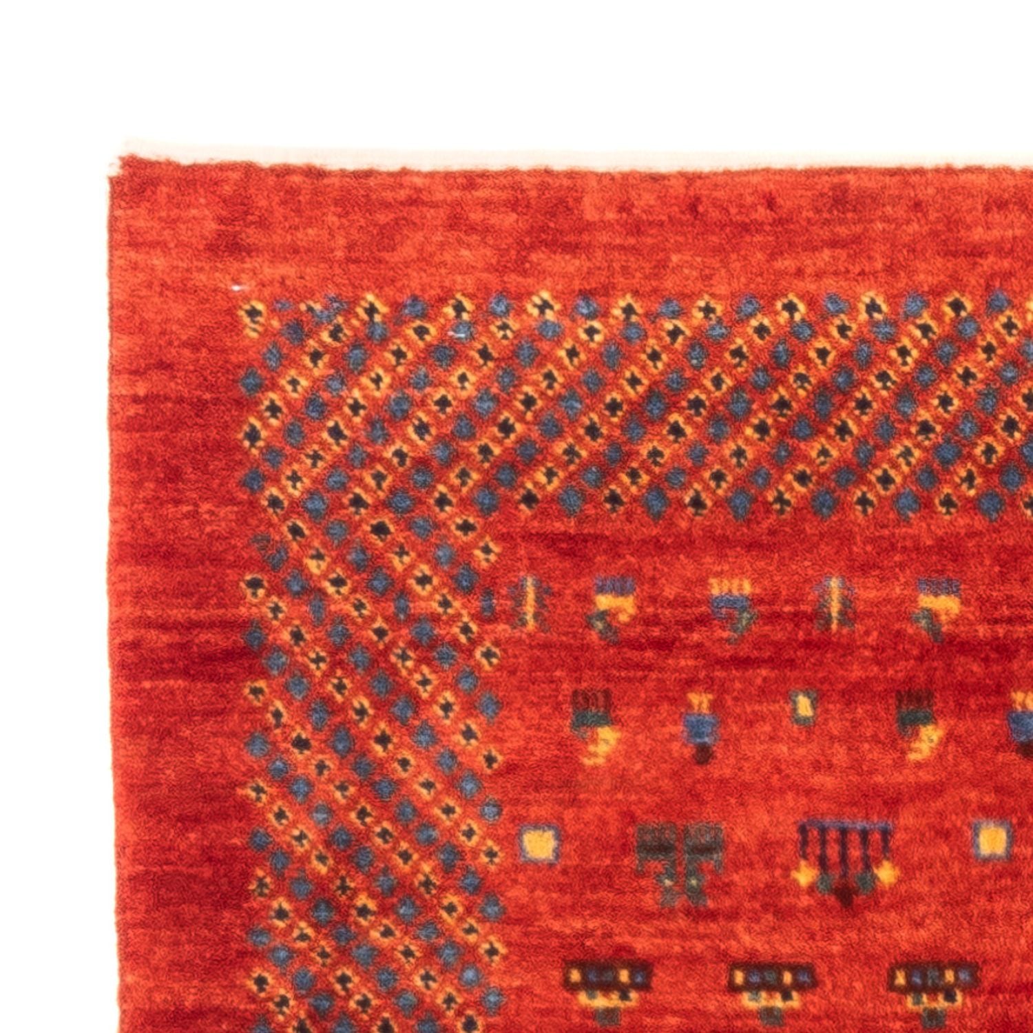 Gabbeh-tæppe - Persisk - 130 x 79 cm - rød