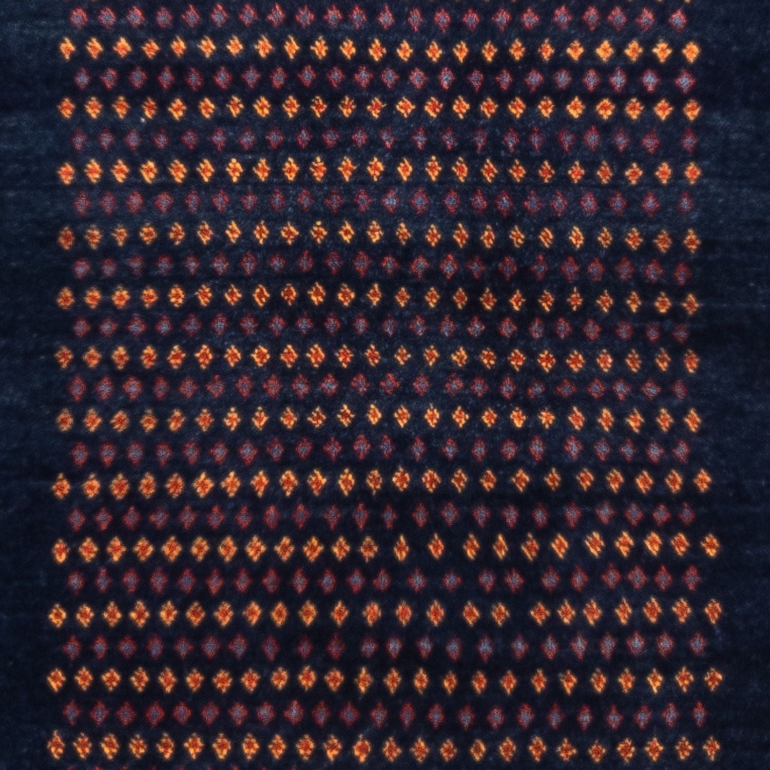 Gabbeh-tæppe - Persisk - 128 x 82 cm - mørkeblå