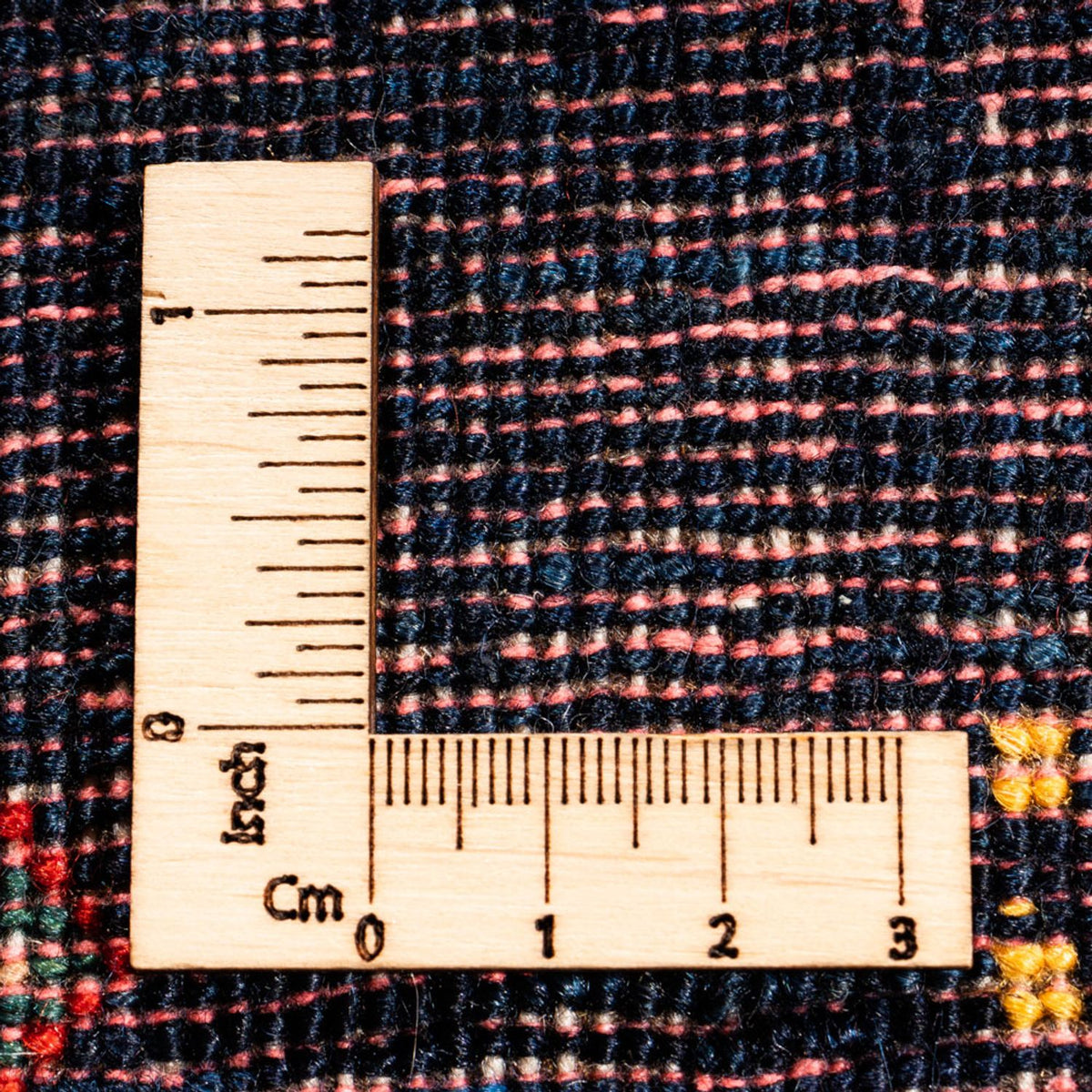 Gabbeh-tæppe - Persisk - 201 x 152 cm - mørkeblå