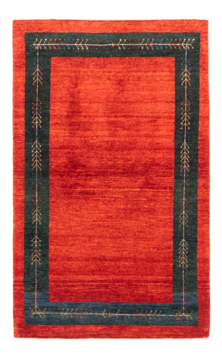 Gabbeh-tæppe - Persisk - 129 x 83 cm - rød