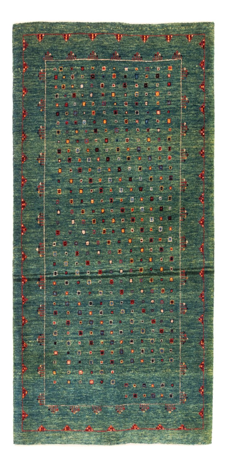 Gabbeh-tæppe - Persisk - 163 x 84 cm - grøn