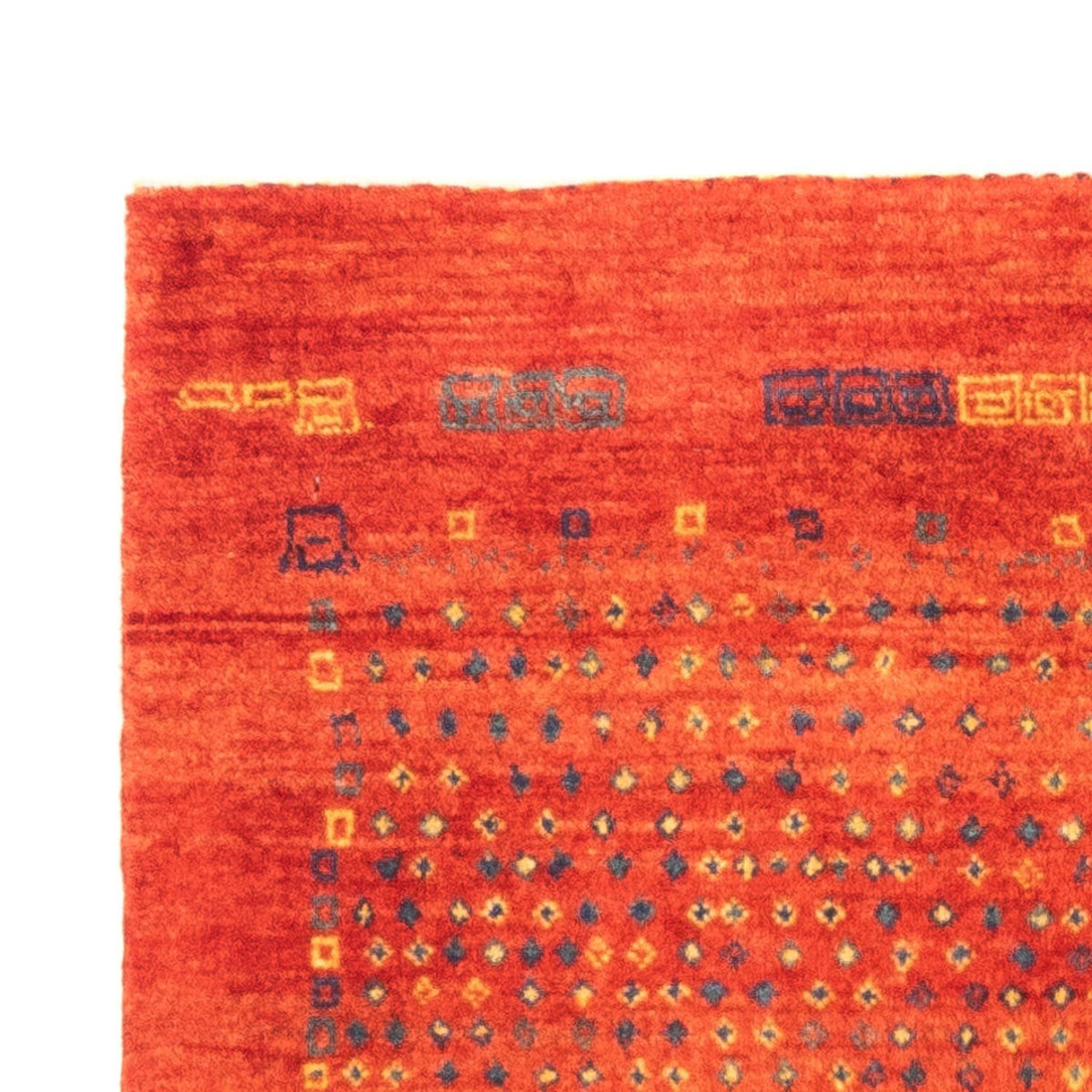 Gabbeh-tæppe - Persisk - 128 x 80 cm - rød