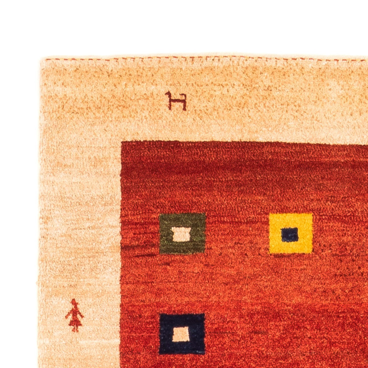 Løber Gabbeh-tæppe - Persisk - 190 x 79 cm - rød