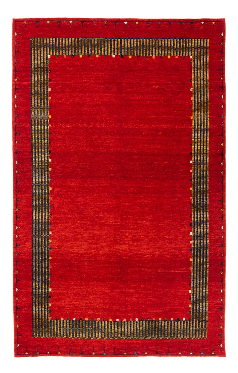 Gabbeh-tæppe - Persisk - 185 x 122 cm - rød
