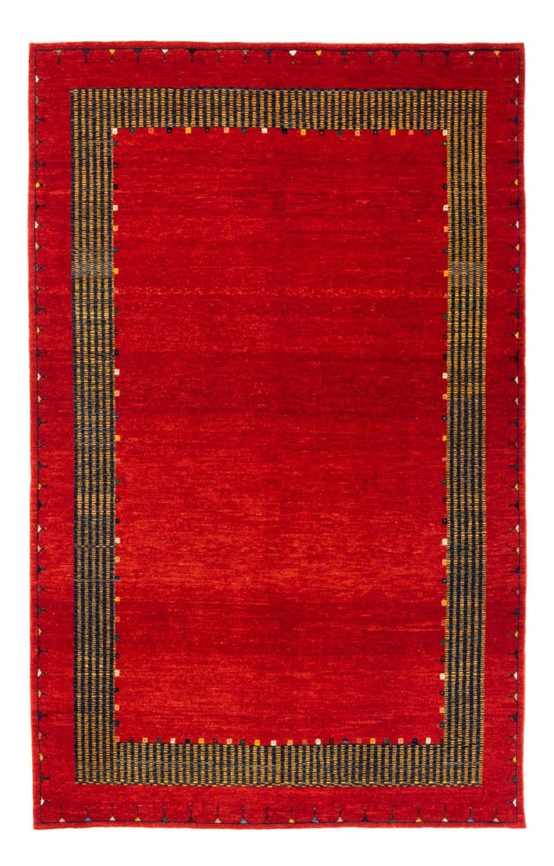 Gabbeh-tæppe - Persisk - 185 x 122 cm - rød