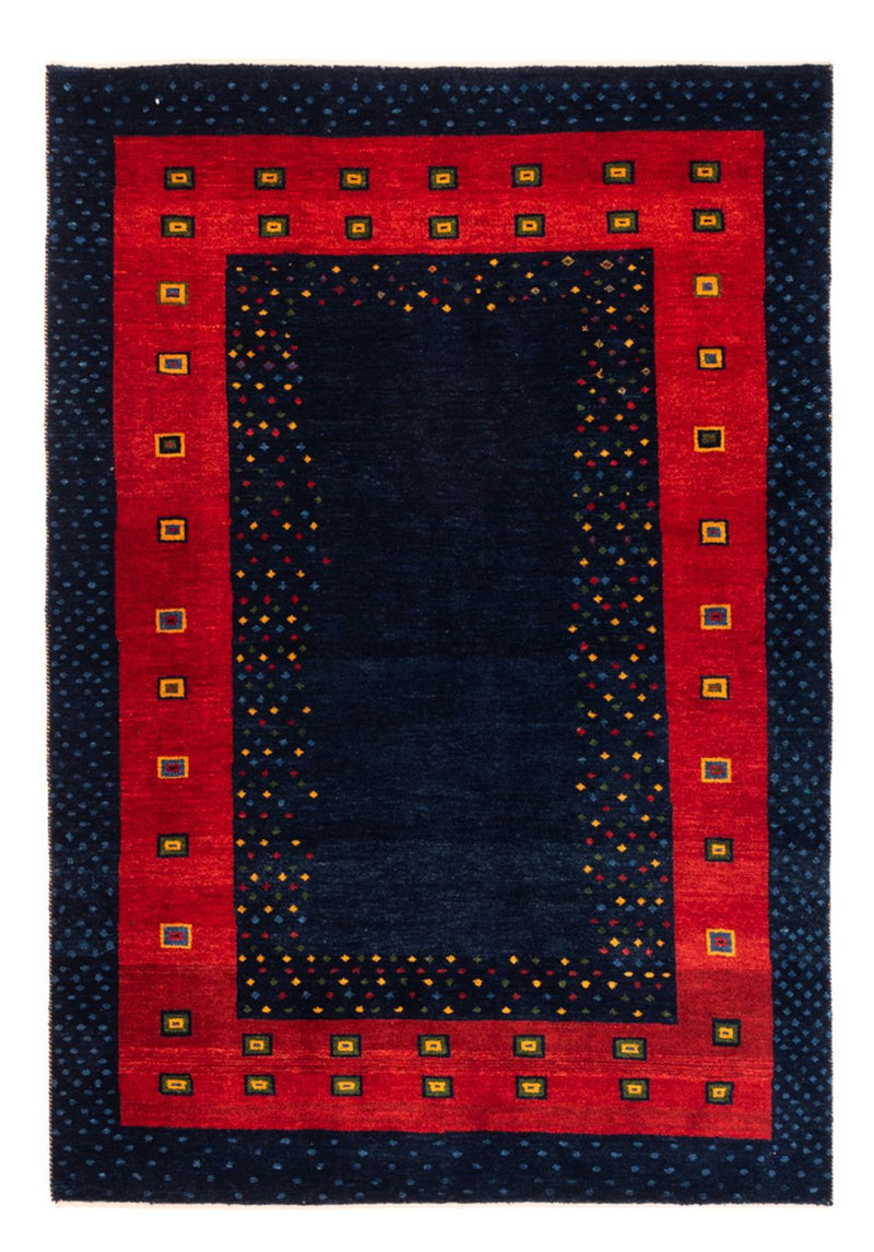 Gabbeh-tæppe - Persisk - 176 x 123 cm - mørkeblå