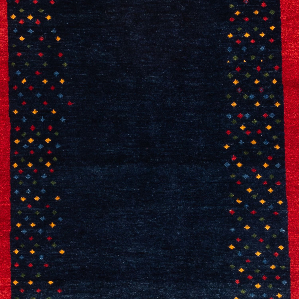 Gabbeh-tæppe - Persisk - 176 x 123 cm - mørkeblå