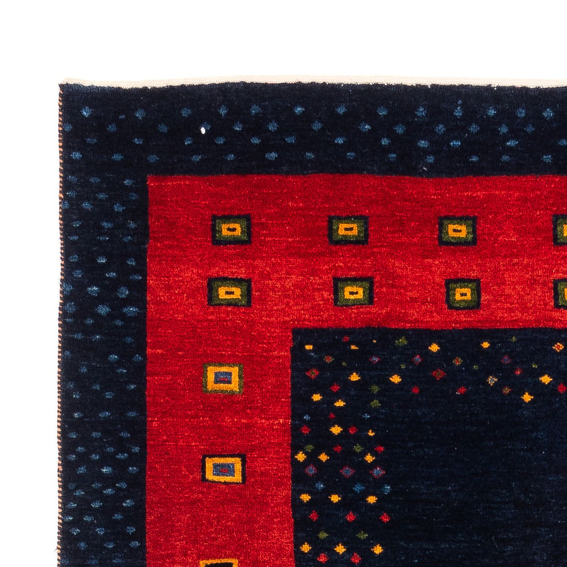 Gabbeh-tæppe - Persisk - 176 x 123 cm - mørkeblå