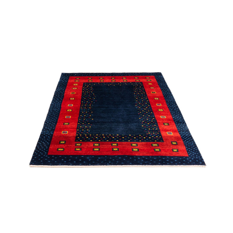 Gabbeh-tæppe - Persisk - 176 x 123 cm - mørkeblå