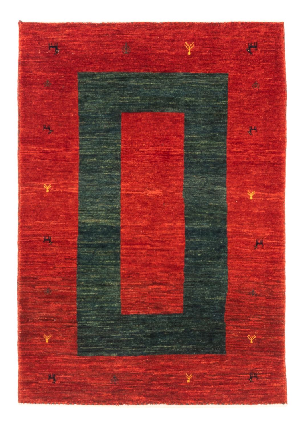 Gabbeh-tæppe - Persisk - 122 x 78 cm - rød
