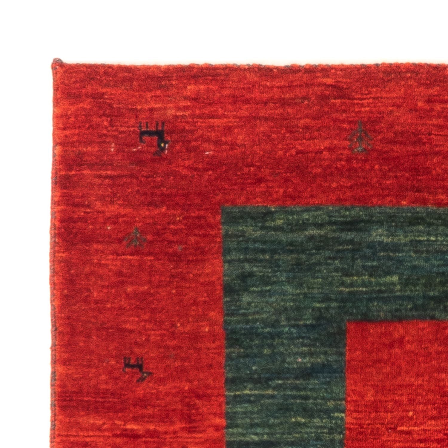 Gabbeh-tæppe - Persisk - 122 x 78 cm - rød