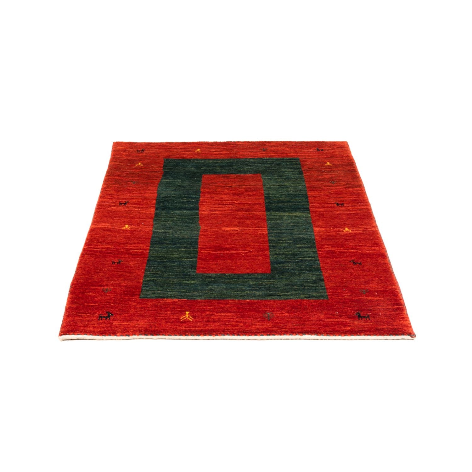 Gabbeh-tæppe - Persisk - 122 x 78 cm - rød