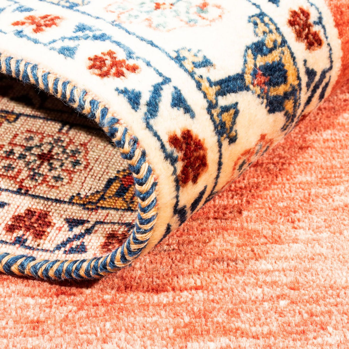 Gabbeh-tæppe - Persisk - 148 x 108 cm - rød