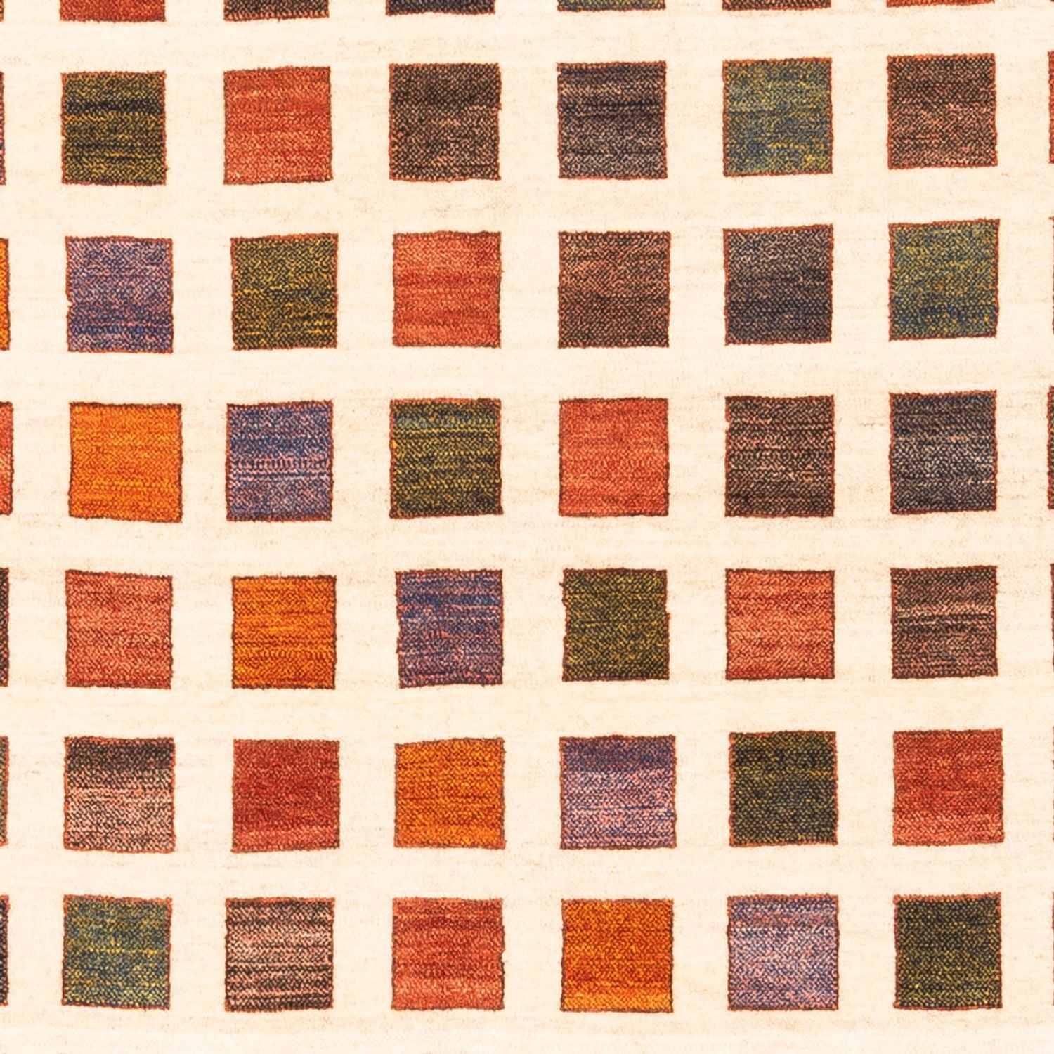 Gabbeh-tæppe - Persisk - 204 x 133 cm - creme