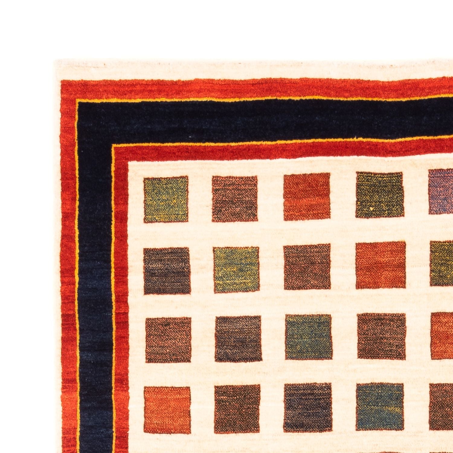 Gabbeh-tæppe - Persisk - 204 x 133 cm - creme