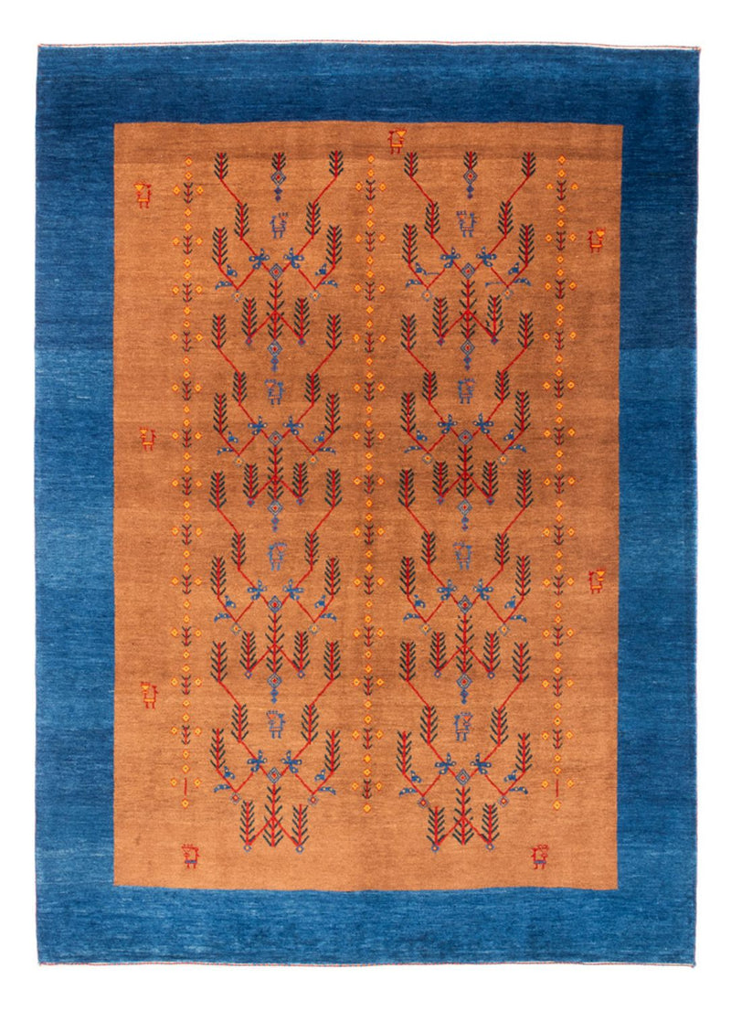 Gabbeh-tæppe - Persisk - 237 x 170 cm - guld