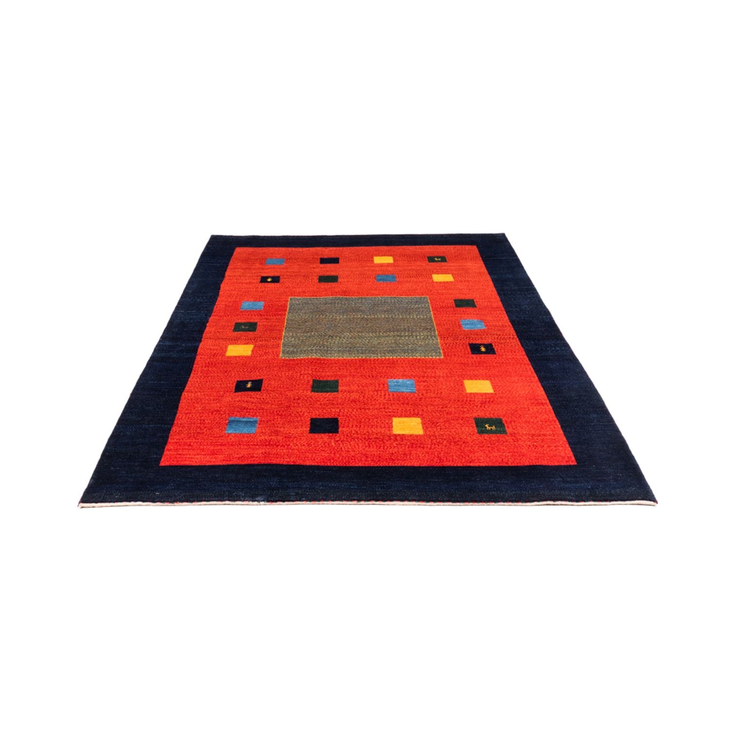 Gabbeh-tæppe - Persisk - 255 x 178 cm - rød