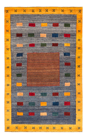 Gabbeh-tæppe - Persisk - 190 x 122 cm - lyseblå