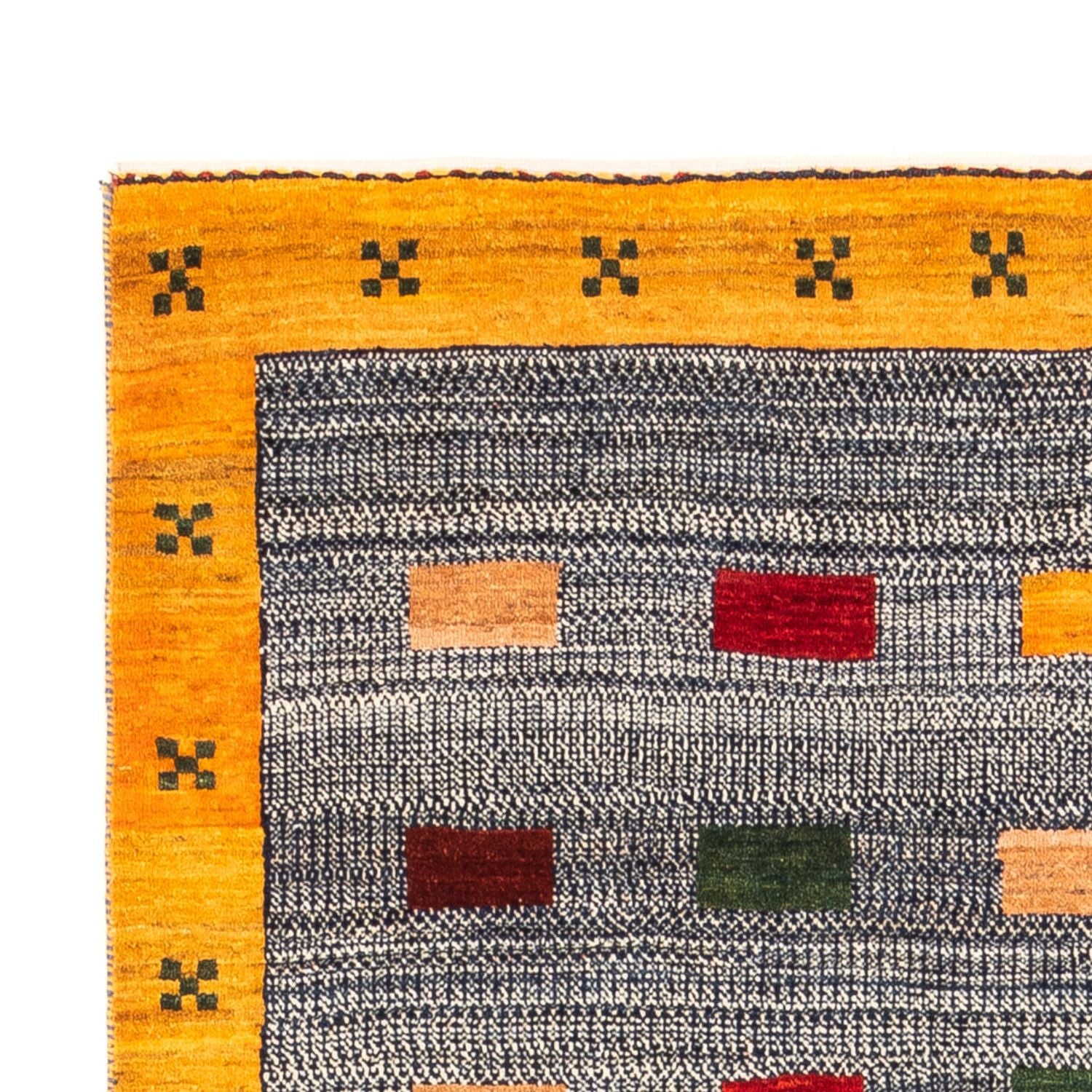 Gabbeh-tæppe - Persisk - 190 x 122 cm - lyseblå