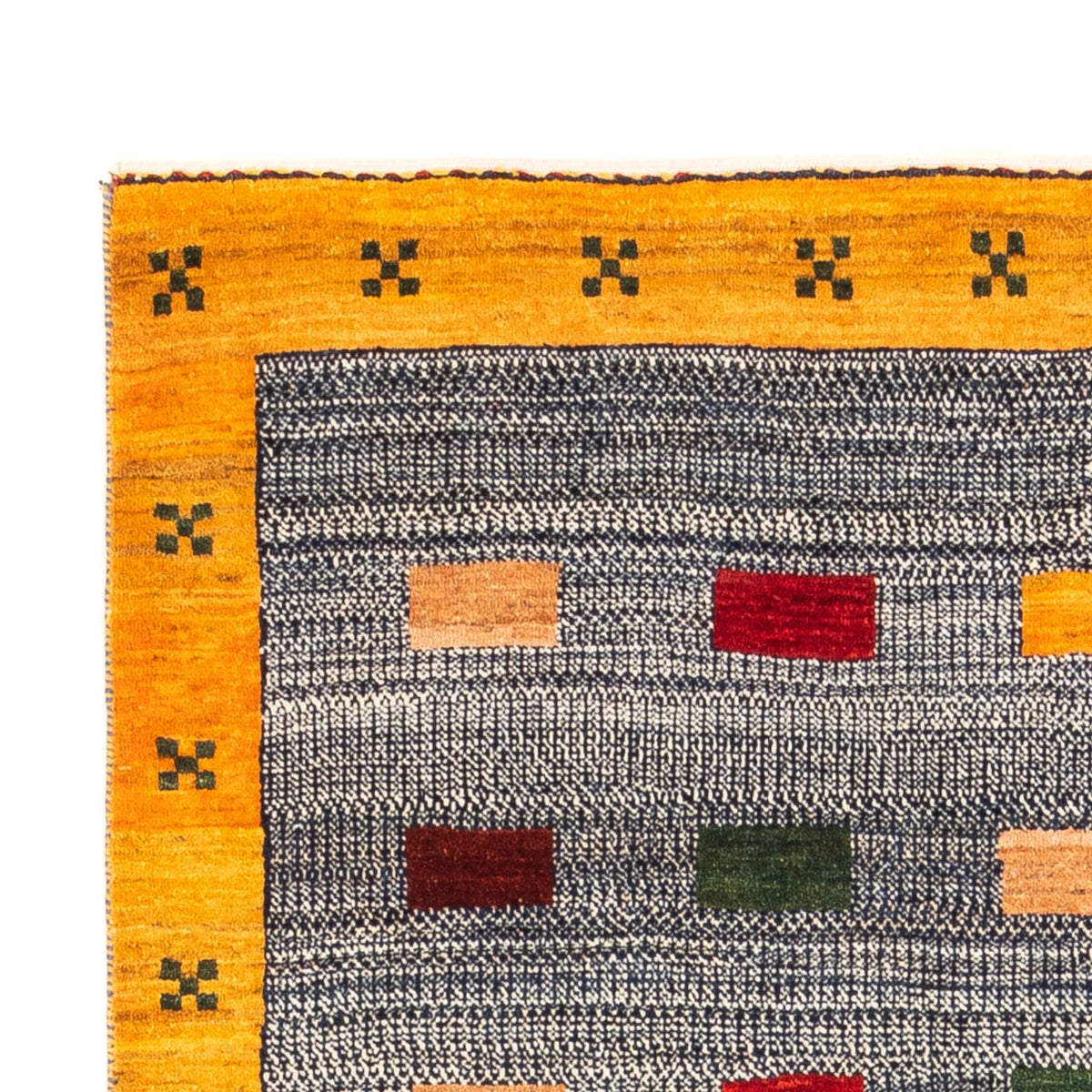 Gabbeh-tæppe - Persisk - 190 x 122 cm - lyseblå