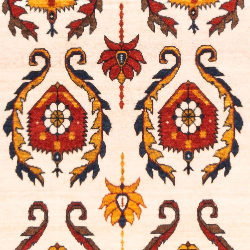 Gabbeh-tæppe - Persisk - 126 x 86 cm - creme