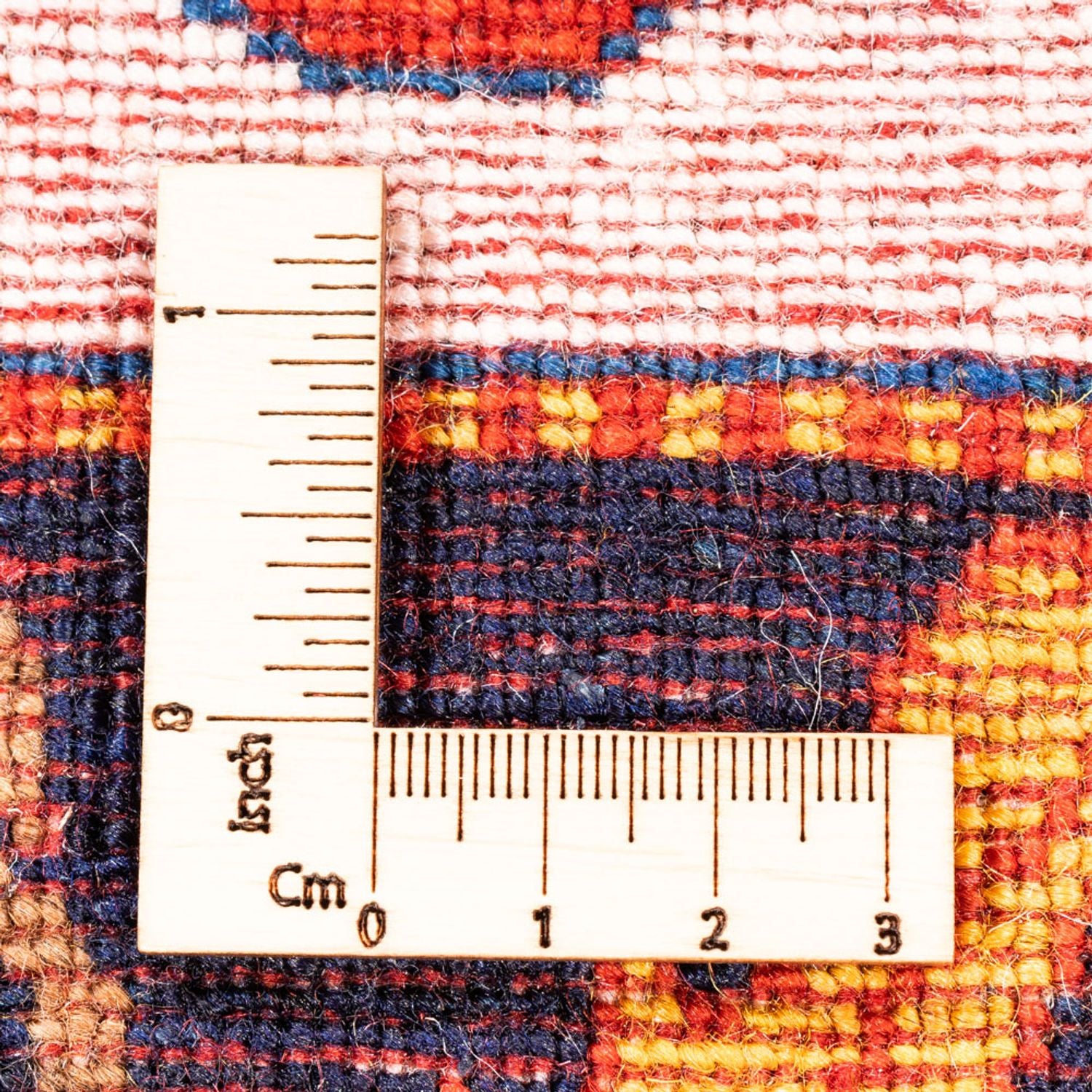 Gabbeh-tæppe - Persisk - 126 x 86 cm - creme