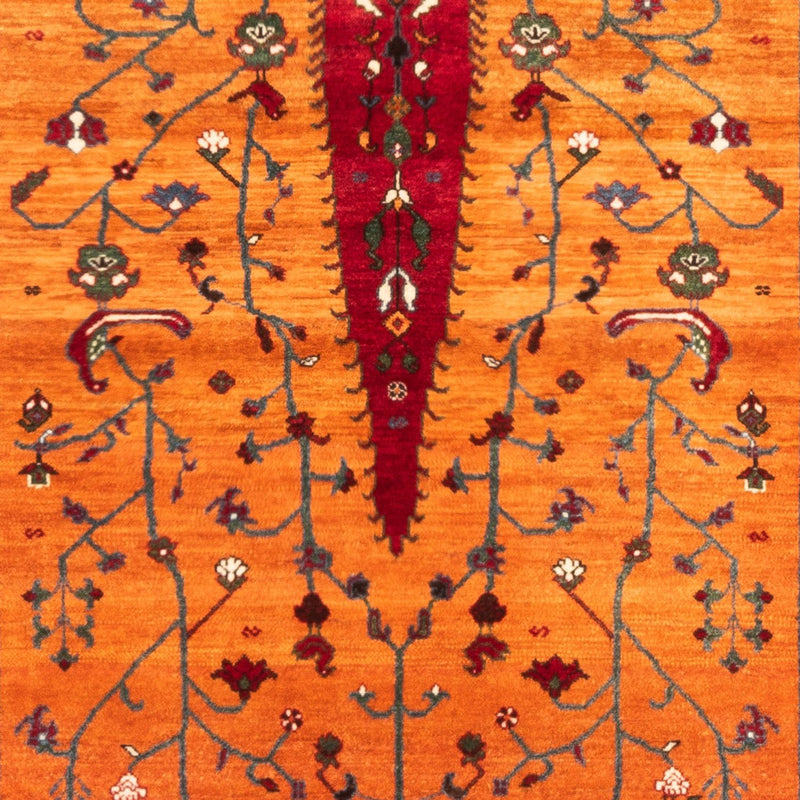 Gabbeh-tæppe - Persisk - 155 x 100 cm - guld
