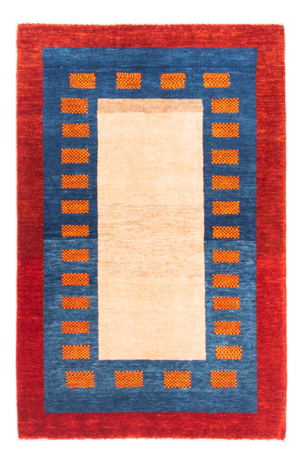 Gabbeh-tæppe - Persisk - 152 x 102 cm - creme